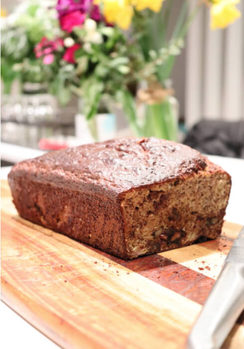 high protein banana bread