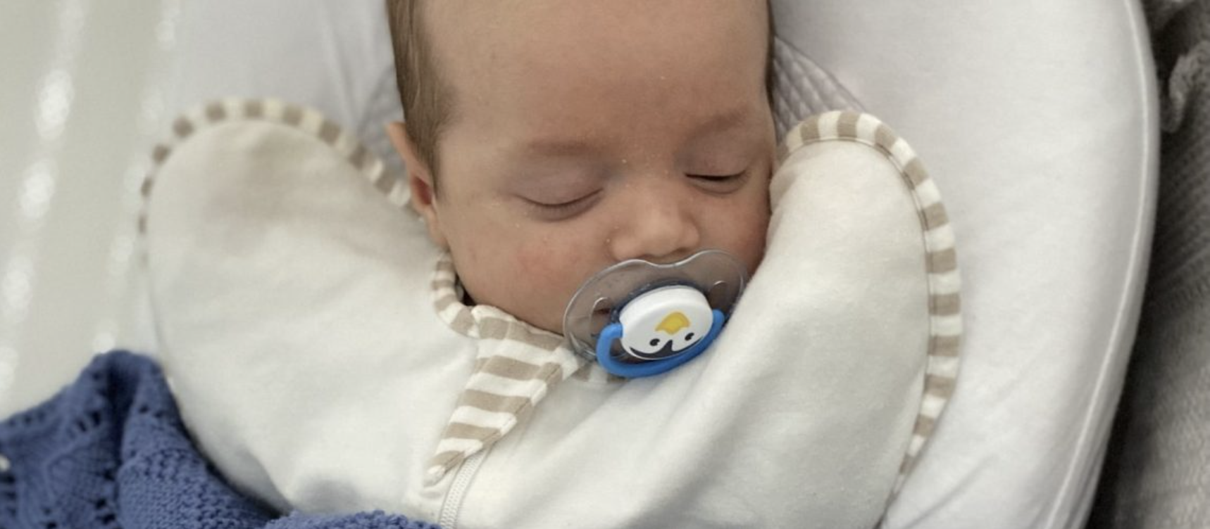 baby with dummy